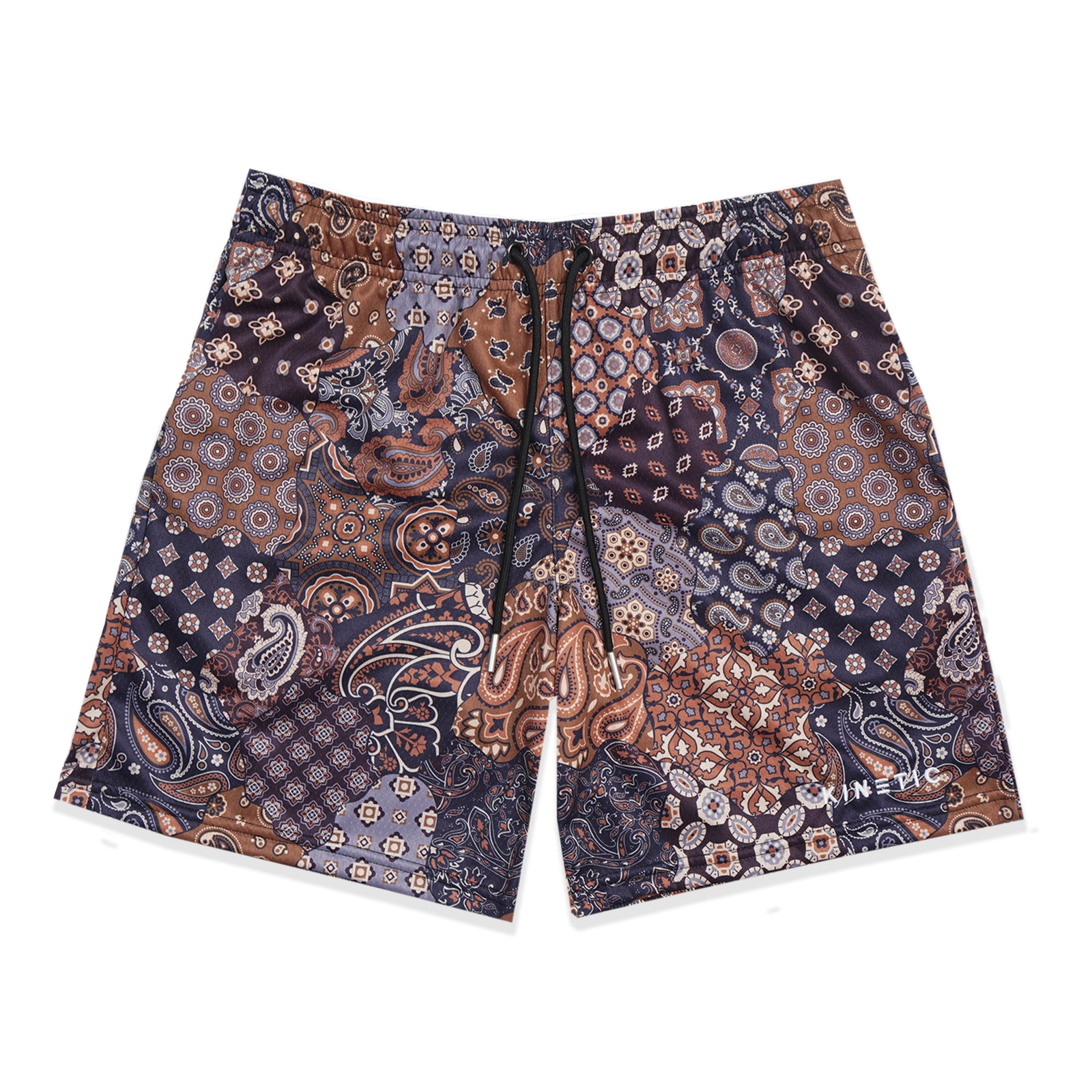 Brown Tone Paisley Fundamental Short