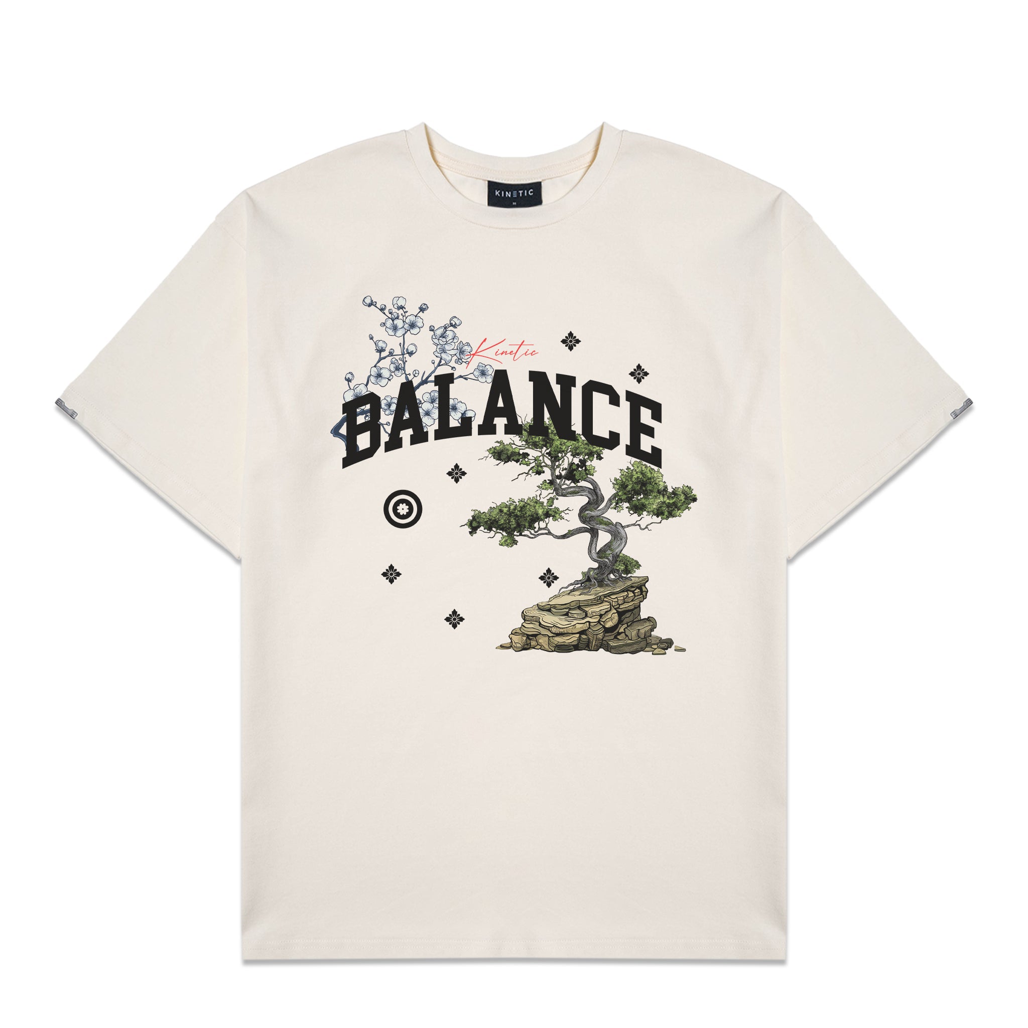 Bloom and Balance Cream Oversized Shirt