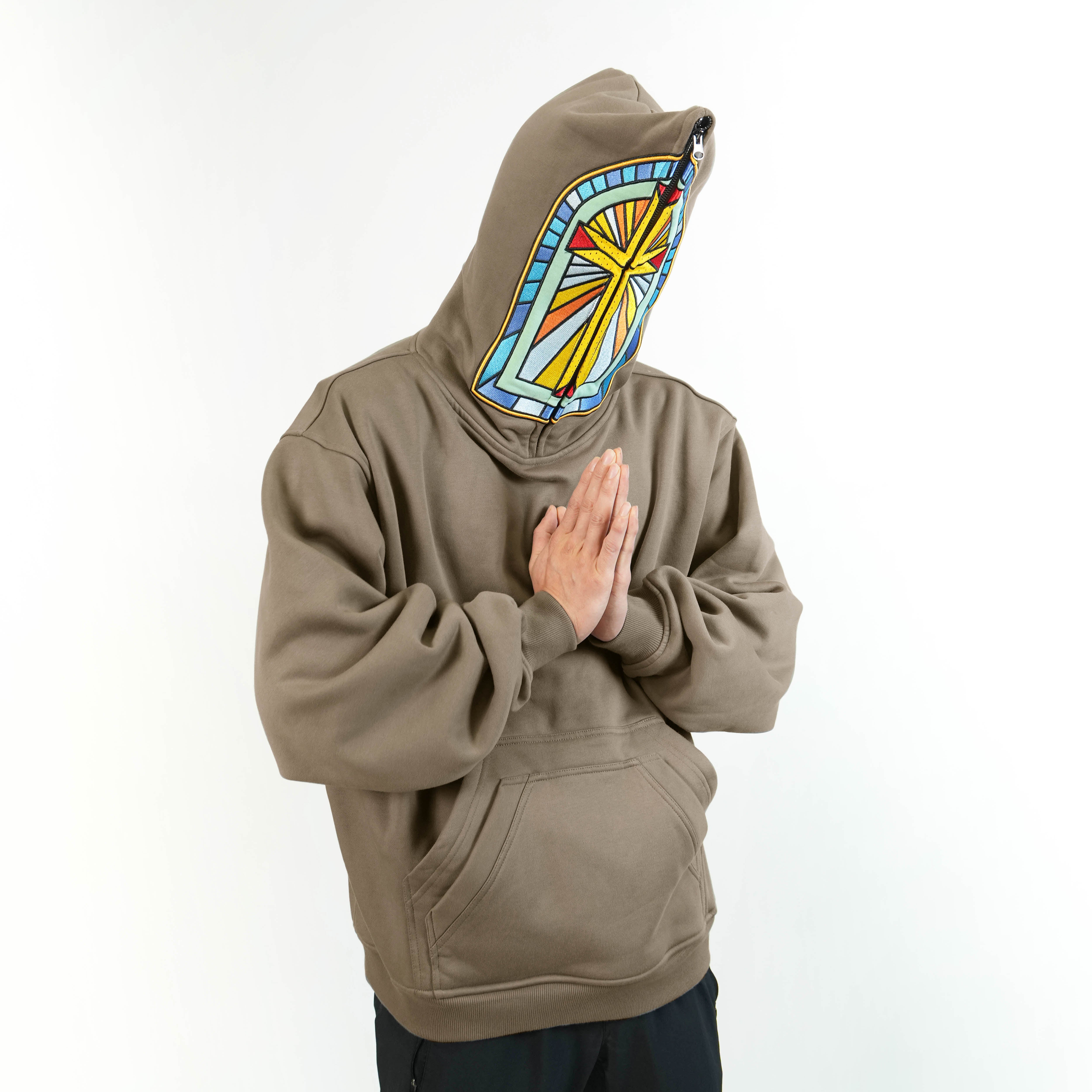 Sanctuary Faded Taupe Hoodie