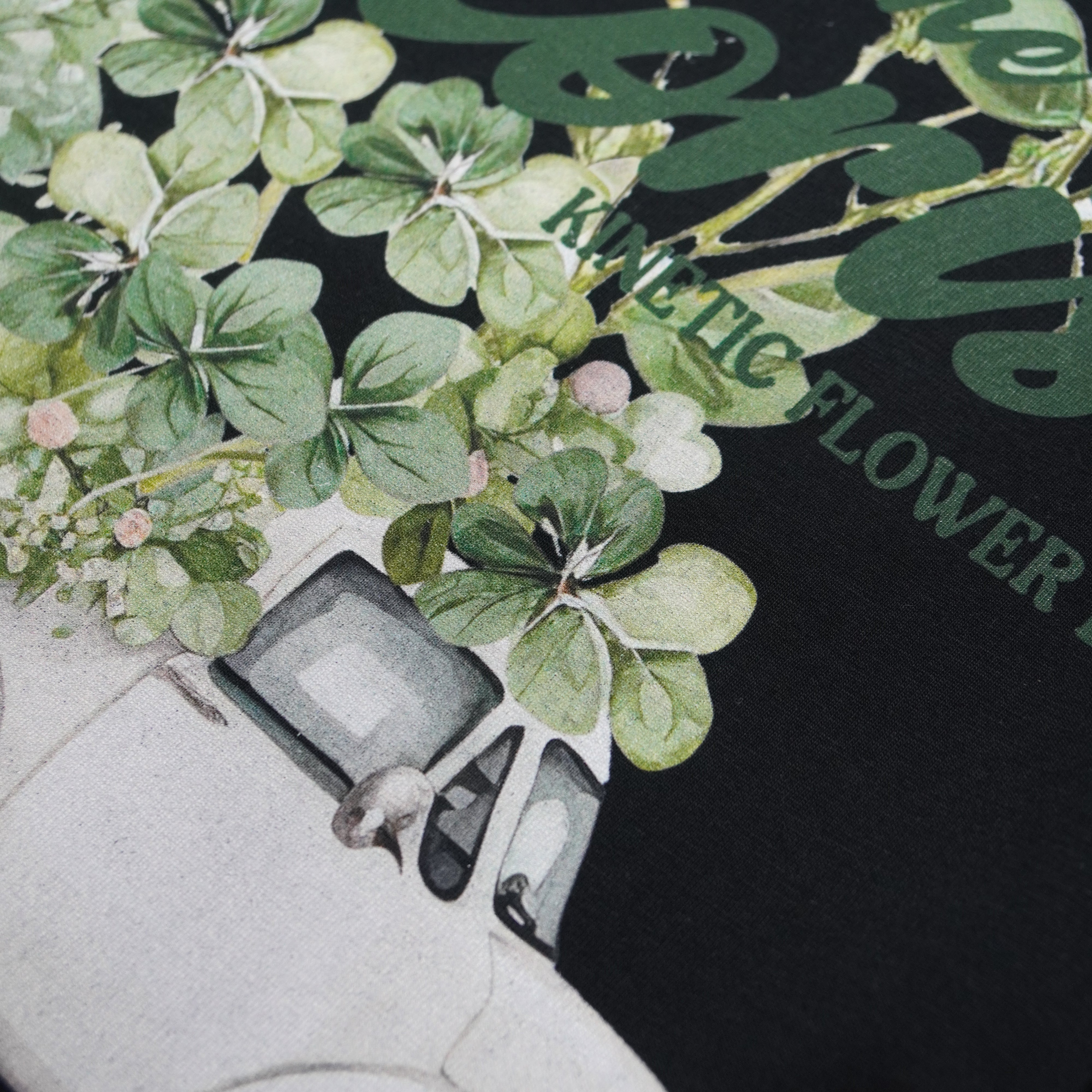 The Florist Earth Black Oversized Shirt