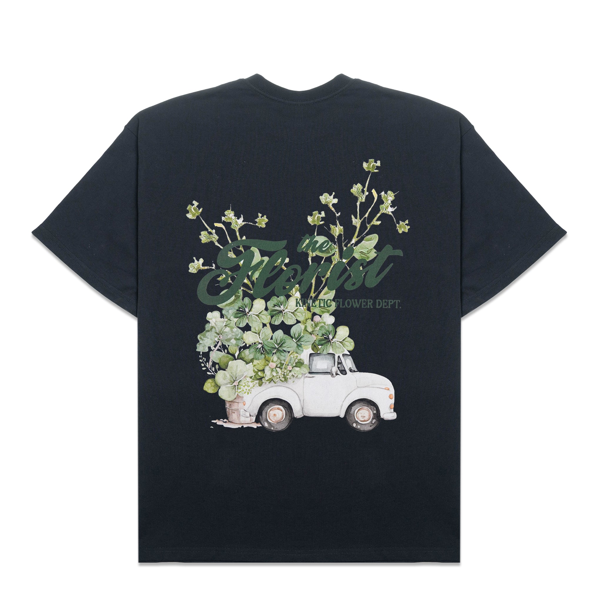 The Florist Earth Black Oversized Shirt