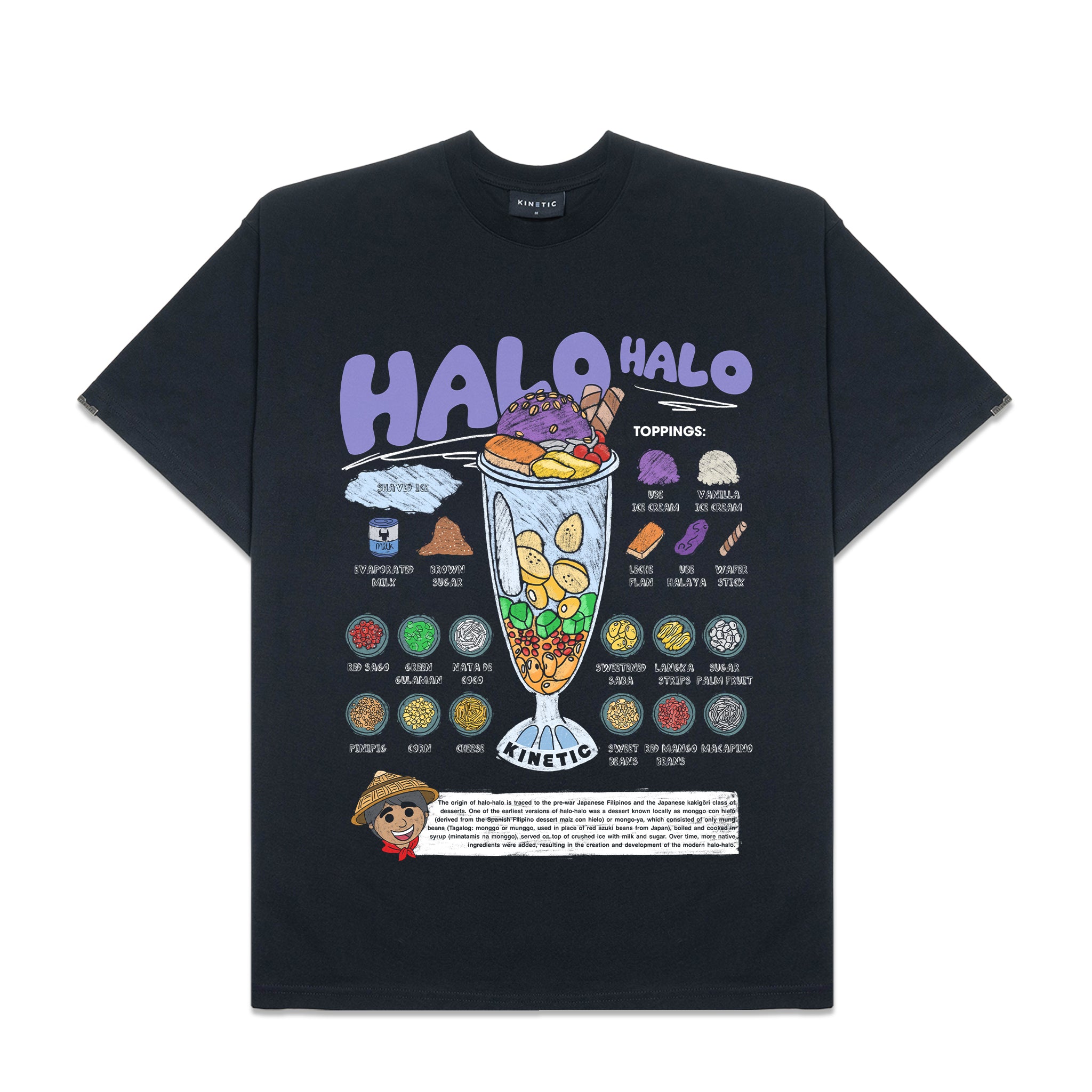 Halo Halo Black Oversized Shirt