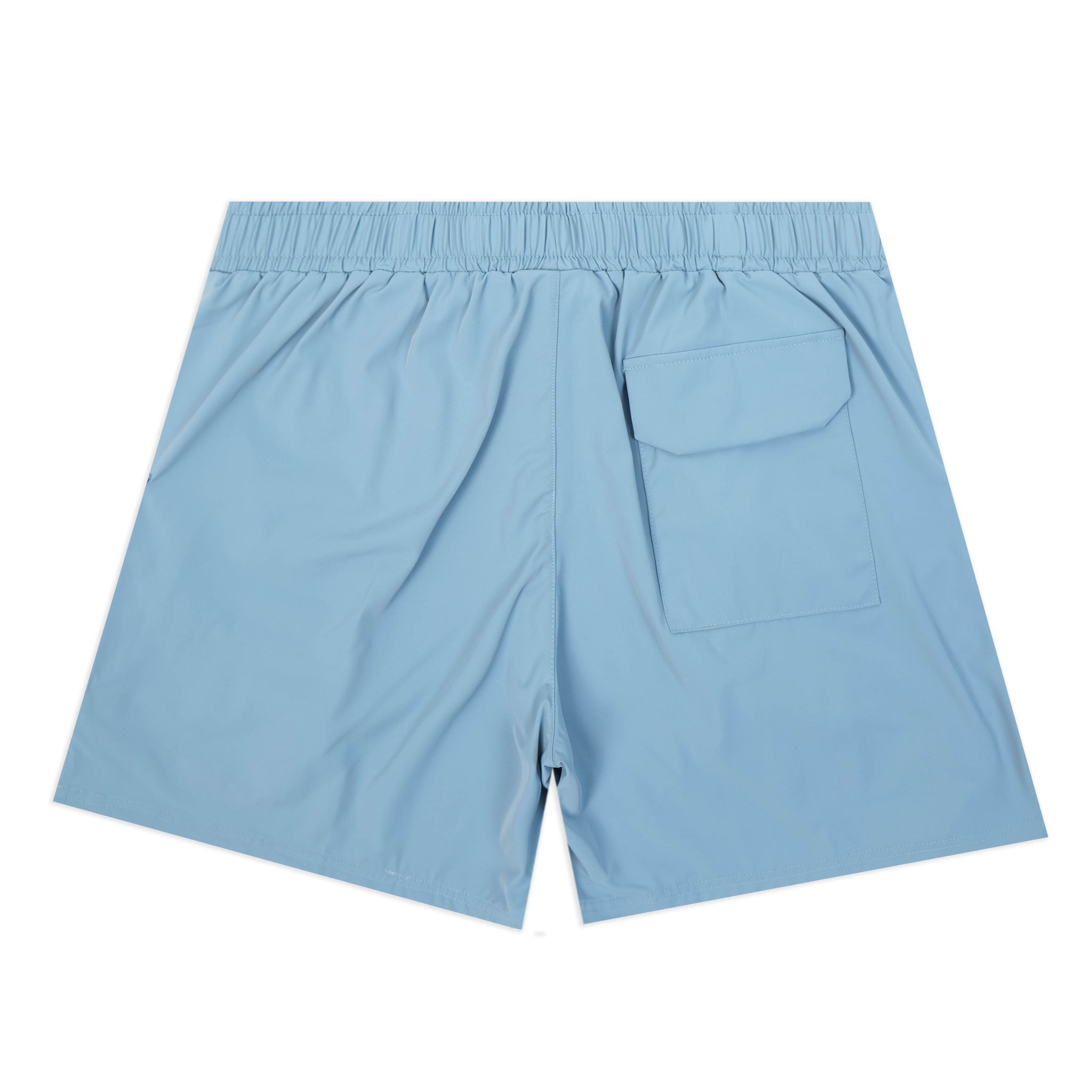 Sky Blue Nylon Cargo Shorts