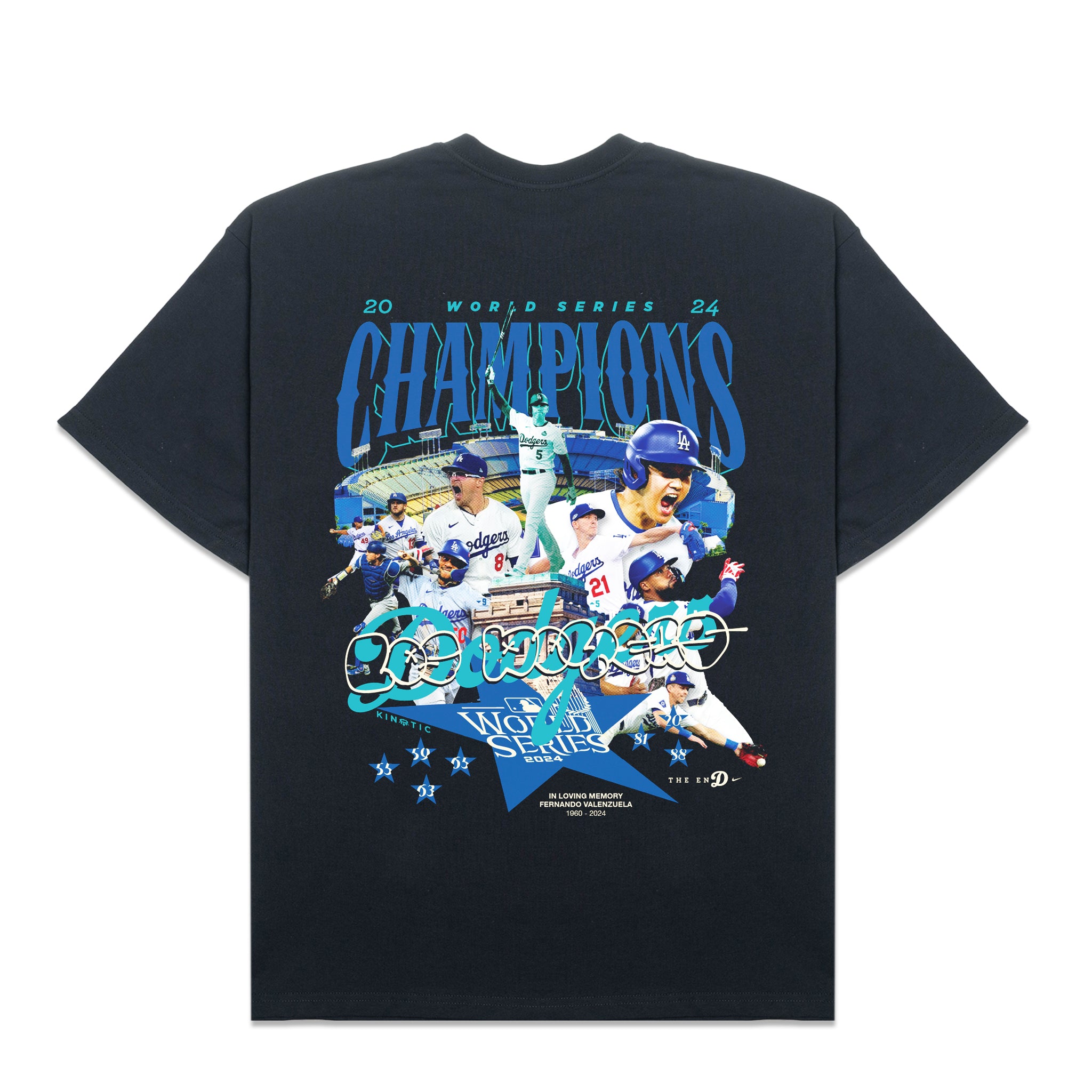 World Series Champs Black Oversized Shirt